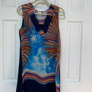 Sleeveless V Neck Tunic Blouse Anthropologie